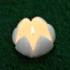 very thin marble Candle holder