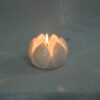 very thin marble Candle holder