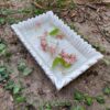 Decorative rectangular marble handmade bowl