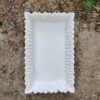 Decorative rectangular marble handmade bowl