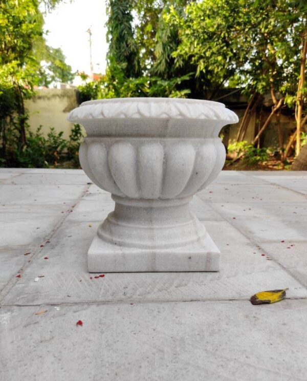 Decorative Marble Planter For Indoor and Outdoor