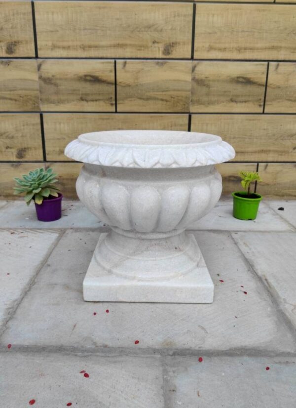 Decorative Marble Planter For Indoor and Outdoor