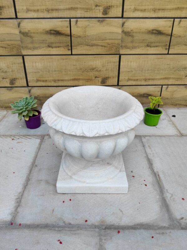 Decorative Marble Planter For Indoor and Outdoor