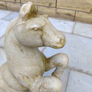 Vintage Hand Carved Horse sculpture