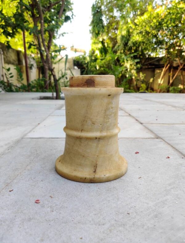 Hand Carved Vintage Marble Door Stopper