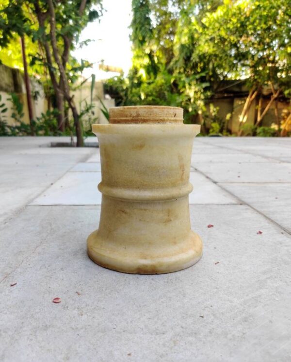 Hand Carved Vintage Marble Door Stopper