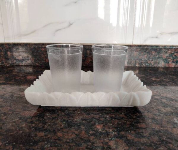 Decorative Marble Flower Bowl