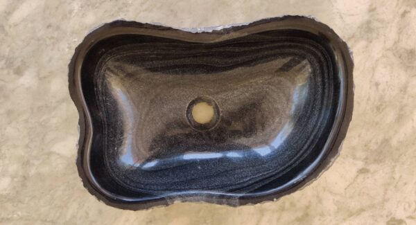 Black Marble counter basin