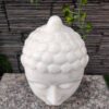 Marble hand carved buddha head