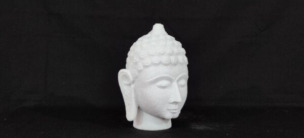 Buddha head statue