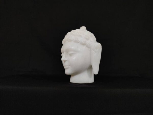 Buddha head statue