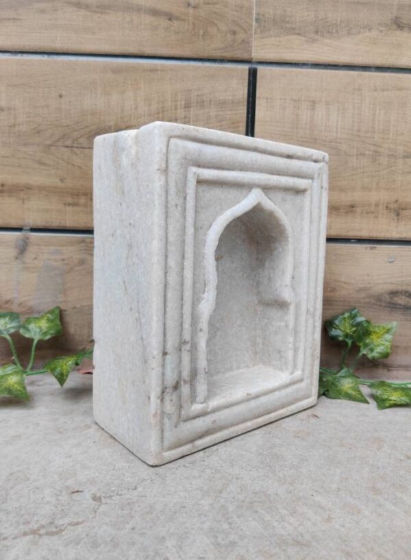 Vintage Marble Shrine Niche