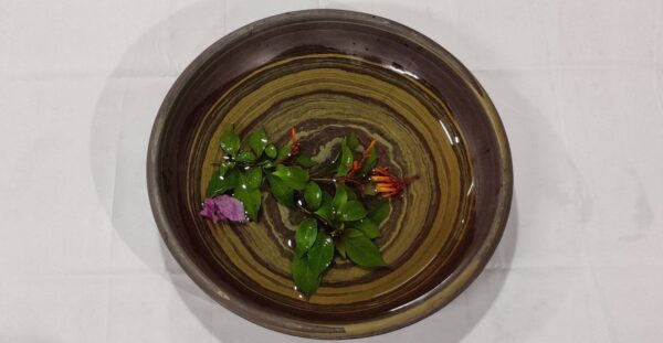 Decorative marble bowl