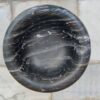 Natural Veined Marble Bowl With Pedestal