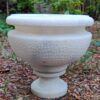 Vintage Decorative Marble Bowl With Pedestal