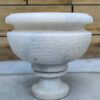 Vintage Decorative Marble Bowl With Pedestal