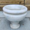 Vintage Decorative Marble Bowl With Pedestal