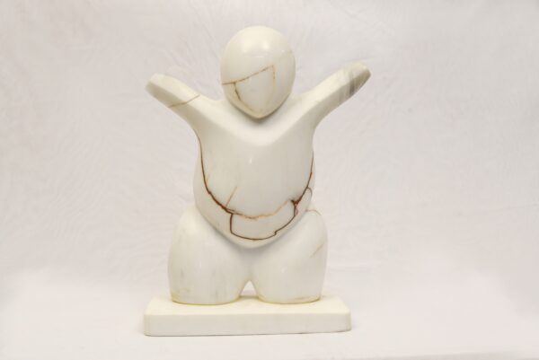 modern art marble hand carved statue