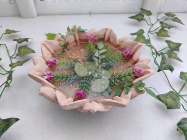 Patina Marble Flower Bowl