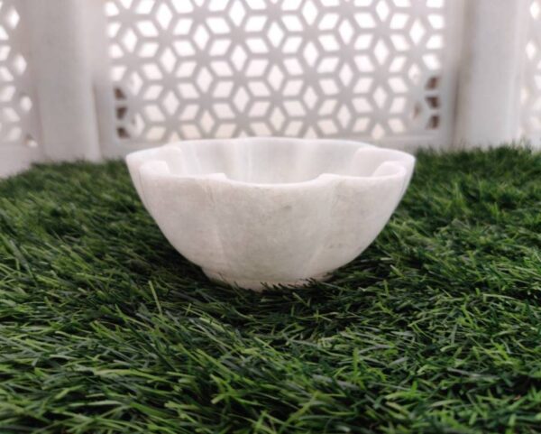 Decorative Marble Flower Bowl