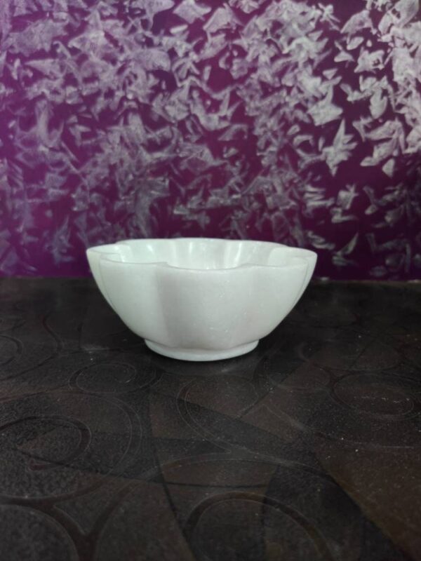 Decorative Marble Flower Bowl