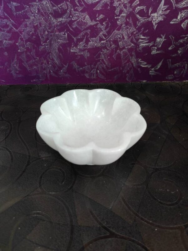 Decorative Marble Flower Bowl