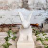 Rabbit hand carved marble sculpture