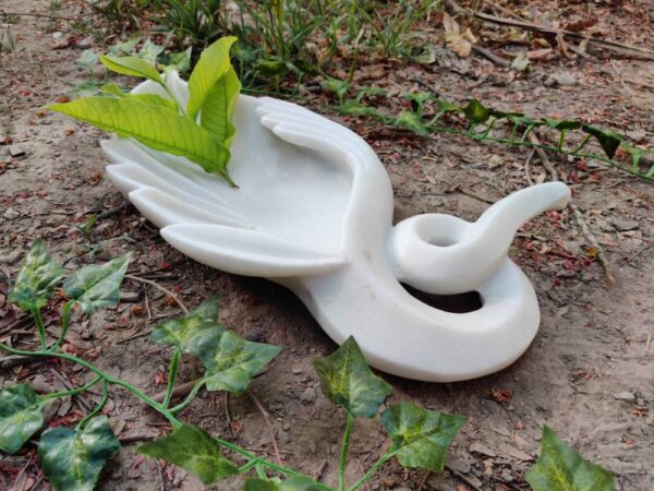 Decorative marble bowl