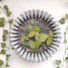 Natural Ruffled Patina Marble Bowl