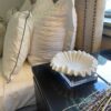 Set of 3 Ruffled Marble Bowls