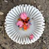 Set of 3 Ruffled Marble Bowls