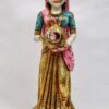 Vintage marble hand carved woman statue