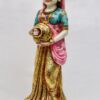 Vintage marble hand carved woman statue