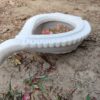 Pair of two vintage bowl antique Lotus bowl