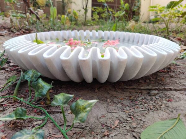 Decorative Marble Flower Bowl