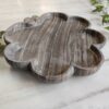 Matte Finish Multipurpose Natural Veined Marble Tray