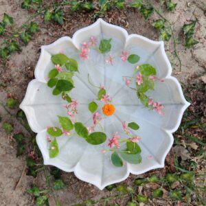 Decorative marble bowl