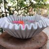 Natural Marble Scallop Bowl