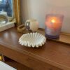 Decorative Marble Scallop Bowl