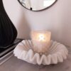 Decorative Marble Scallop Bowl