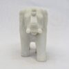 Elephant hand carved marble statue