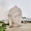 Travertine hand carved buddha head