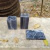 Cloud grey marble bathroom set