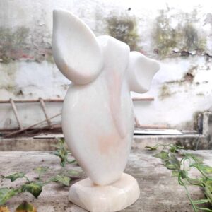 Onyx marble Elephant shaped art object