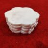 Set of 4 natural hand carved marble coasters