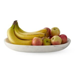 Marble Oval Fruit Bowl