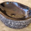 Natural Black Marble counter basin