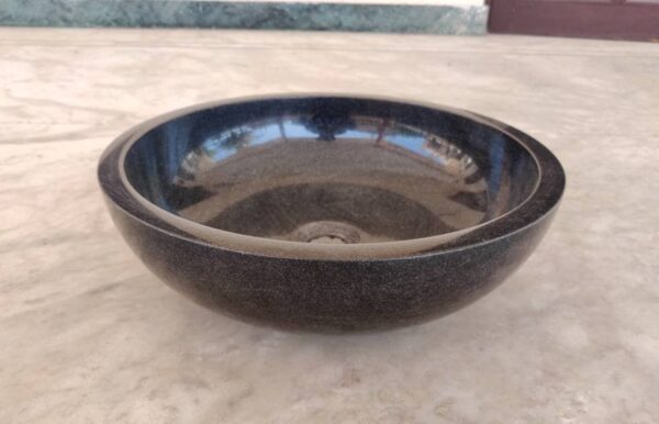 Natural Black Marble counter basin