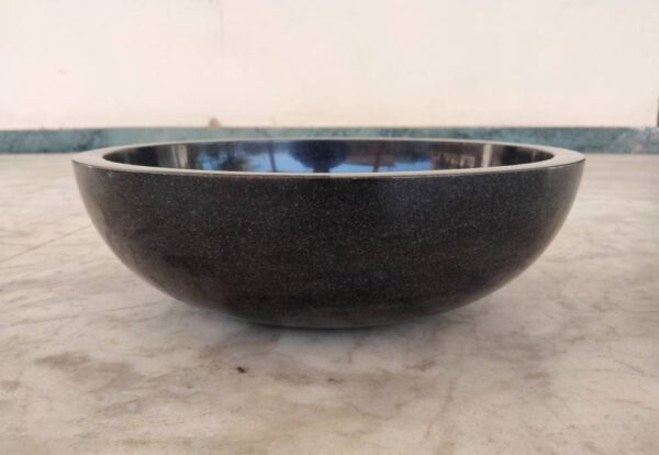 Natural Black Marble counter basin