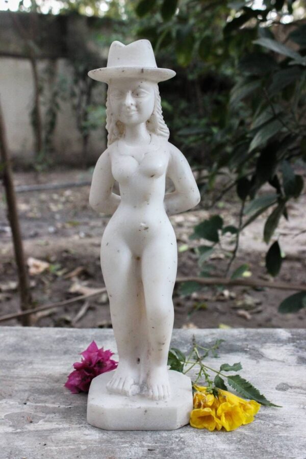 Vintage lady statue